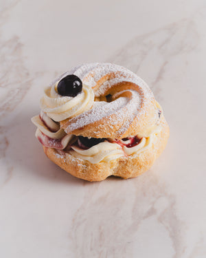 Classic Cherry Zeppole.