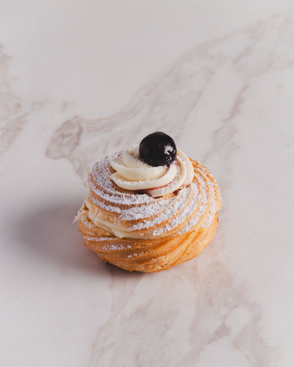 Classic Cherry Zeppole.